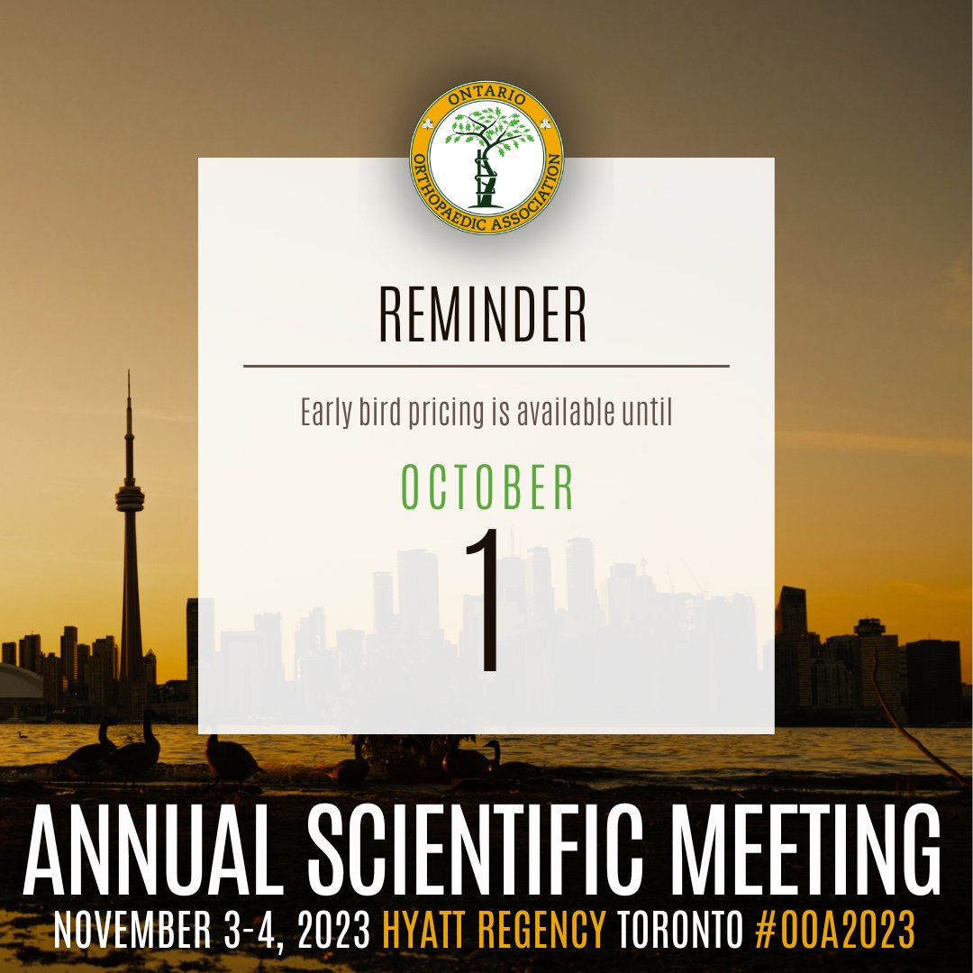 OOA_Ontario's tweet photo. Don't forget to   register for #OOA2023 while early-bird rates are still in effect! Last day   for early-bird registration is October 1. https://t.co/dpIxP6D6F0 https://t.co/4Rdb1pAVLk