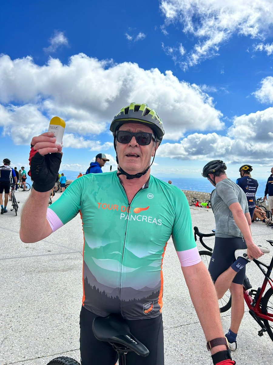 SupCasper's tweet image. They did it!💪🙌 #tourdepancreas #montventoux #supportcasper #caspervaneijck #samensterk