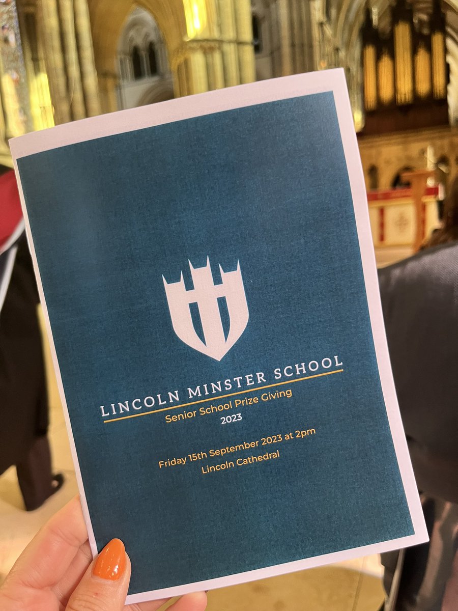 MrsDown23's tweet photo. The end of an era - Henry’s prize giving for LMS @LincsCathedral .Also amazing to watch the Fire and Rescue practising before the service. https://t.co/tKHw8Egjuf