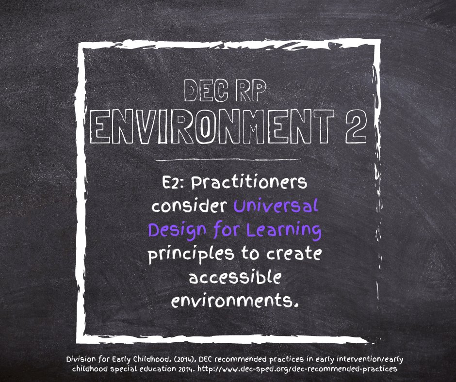 Classrooms applying Universal Design for Learning (UDL) principles create accessible and engaging learning opportunities for all children. Find out more about #UDL for #EC classrooms in this short article. What principles are you already applying? #MNCoE
tats.ucf.edu/wp-content/upl…