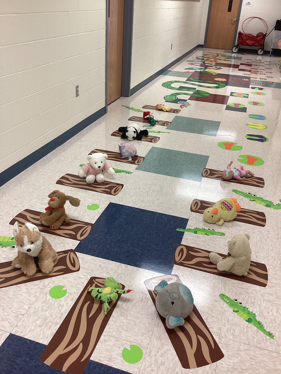 KinderSmarten's tweet photo. Wow! The stuffed animals had so much fun at our Stuffed Animal Sleepover! They played on the playground, did the sensory path, played legos, and listened to a story! https://t.co/typT1Kvvz3