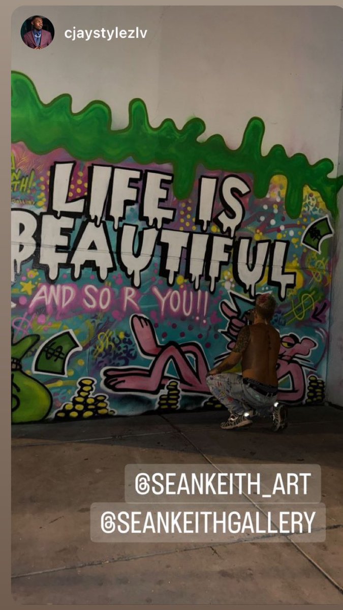 SeanKeith_Art's tweet photo. Life is beautiful #streetart #seankeithart https://t.co/i8wmzUkT7Y