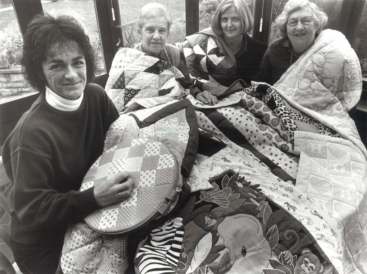 GlosHeritageHub's tweet photo. September is apparently #SewingMonth! We quite like this photograph from the Gloucester Citizen showing the Churchdown Quilters including Gill Banks, Pat Stauton, Joah Pextol and Mary Rouse!🧵🪡
Ref number: D10638/2/17/4
#Quilting #Sewing #crafts #History #Archives #OldPhotos https://t.co/yLKph8I47l