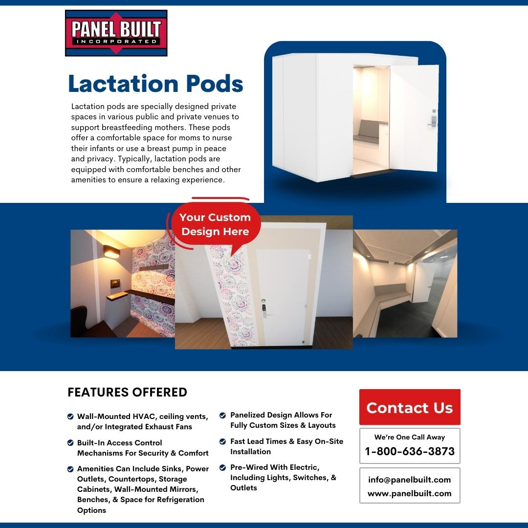 PanelBuilt's tweet image. Are you looking for a way to support new mothers in your workplace? Panel Built’s Lactation Pod offers comfort and privacy for nursing mothers and is customized to fit your needs. #workingmothers #modularsolutions 

Check out our website to learn more! panelbuilt.com/products/lacta…