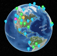 USGS_EROS's tweet photo. The world keeps changing; we watch and wonder why. The 50+-year EROS archive has answers. For National Online Learning Day, spin our Earthshots globe to see dozens of ways Landsat imagery informs us about our planet: https://t.co/iN0YsIUuHx 
#ThinkLikeaScientist https://t.co/Z7QOgXjHyo