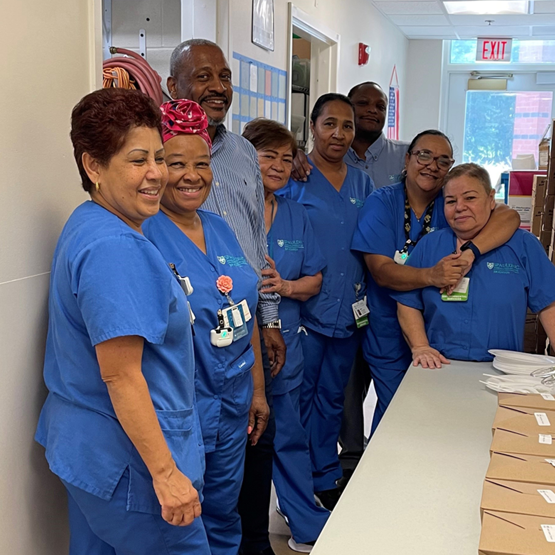 SpauldingRehab's tweet photo. Happy #EnvironmentalServicesWeek to our dedicated teams who ensure Spaulding remains clean and safe for patients and their families, visitors and staff. Thank you for caring for our facilities! #EVSWeek https://t.co/w605VmH5qx