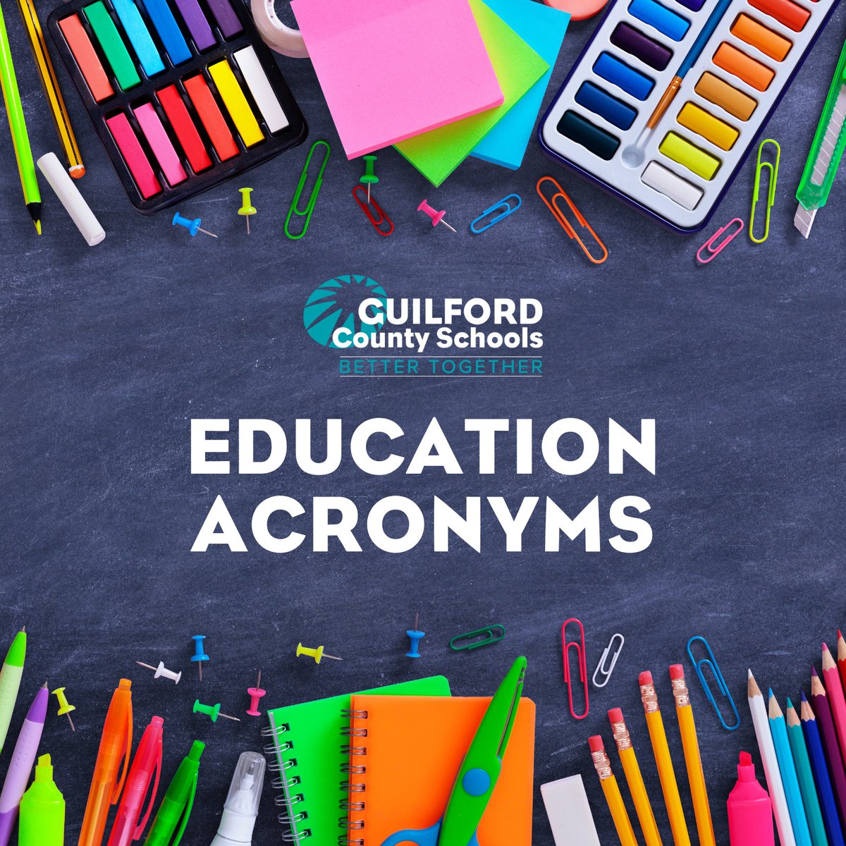 In education, as in most specialized professions, educators use terms that may be unfamiliar to the public. Unsurprisingly, families and others new to public schools often feel confused. Here is a list of the more commonly used acronyms or abbreviations: ow.ly/uiYf50P1LOz