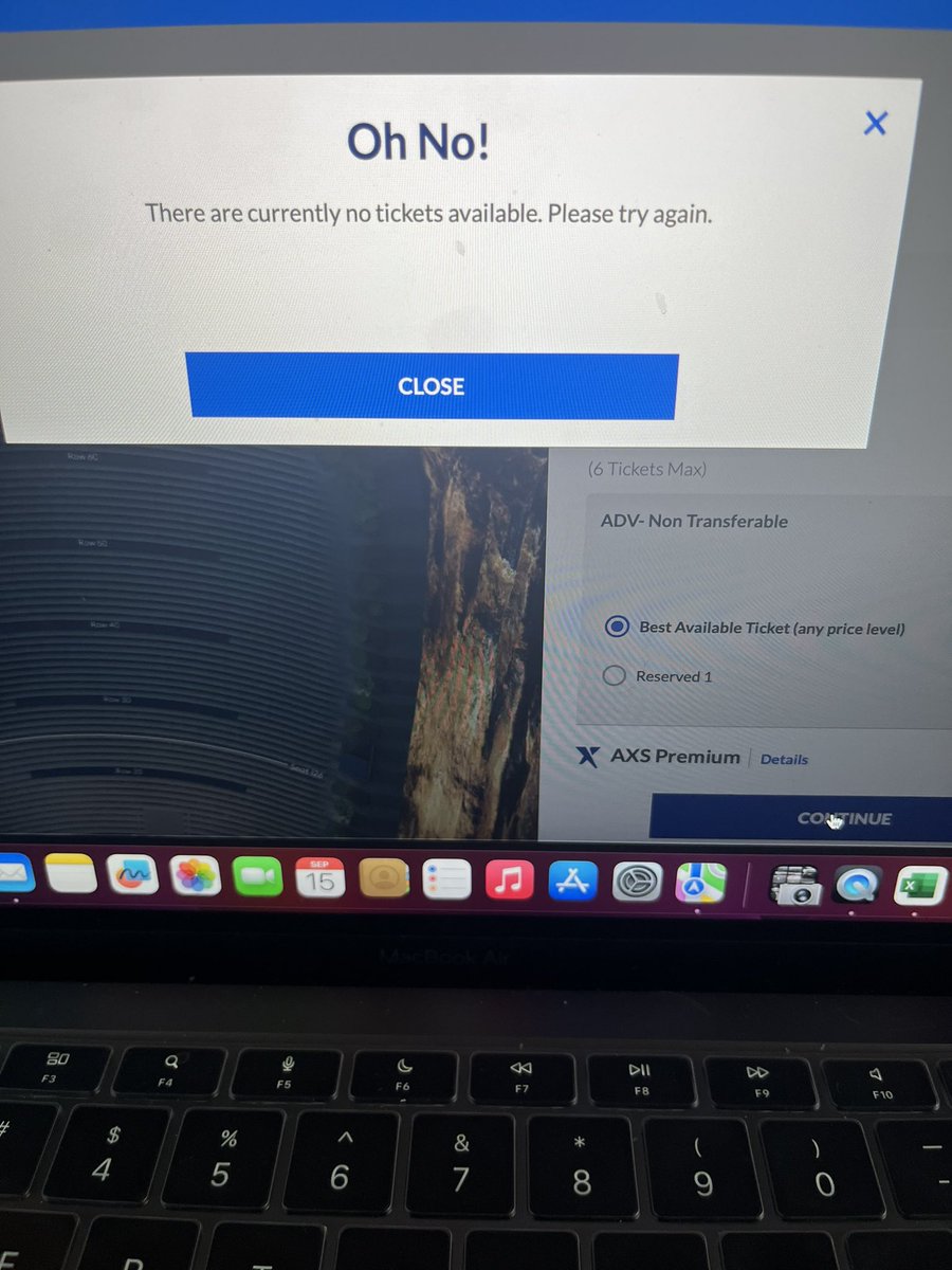 Seething. I just want to see a show at my favorite venue. 🫠
