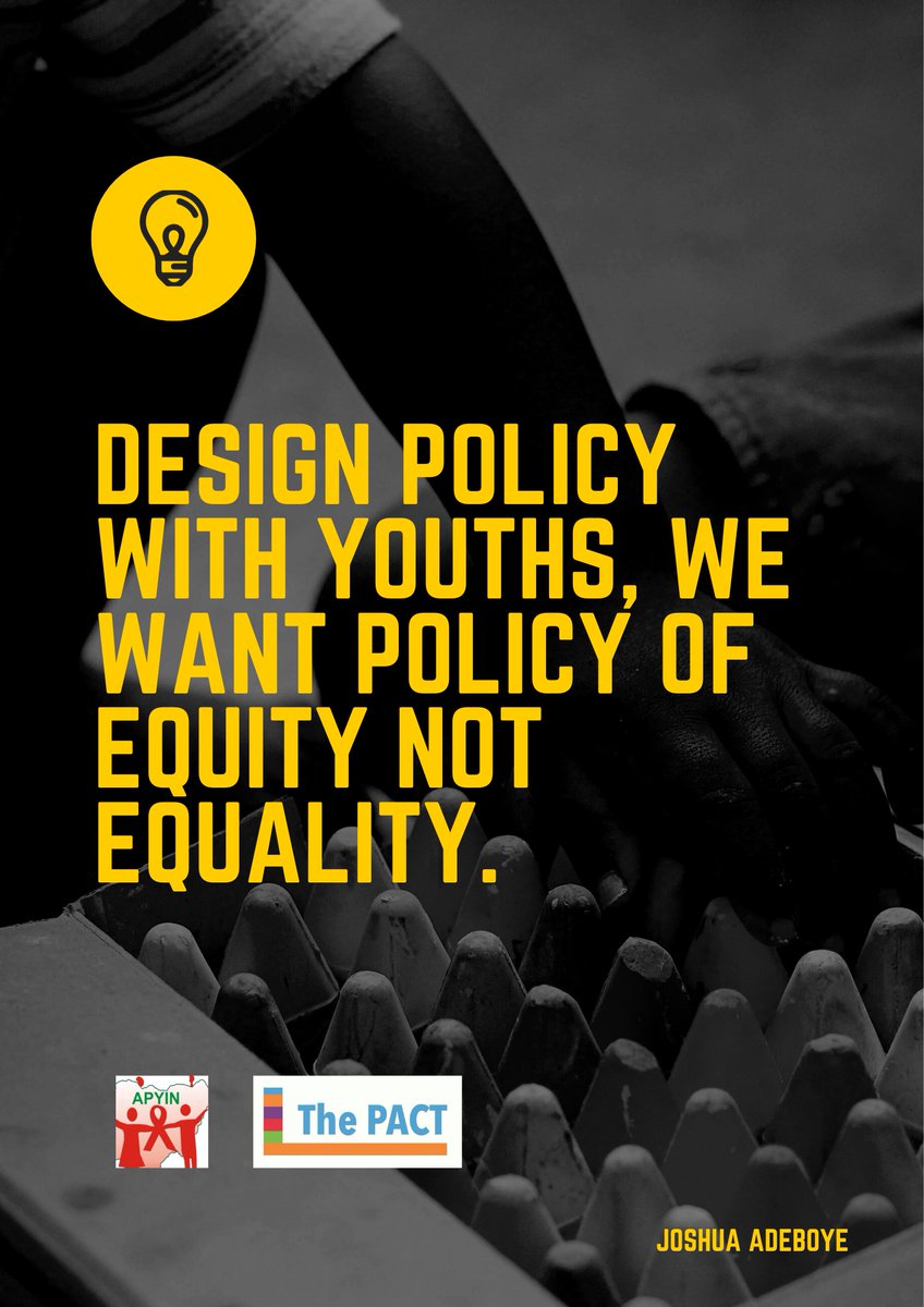 pr1meJ0sh's tweet photo. Design Policy with Youths, We want Policy of equity not equality.
#uprootscorecard
#theyouthpact
#apyin
#AYPDemands https://t.co/eCd90dxKbf