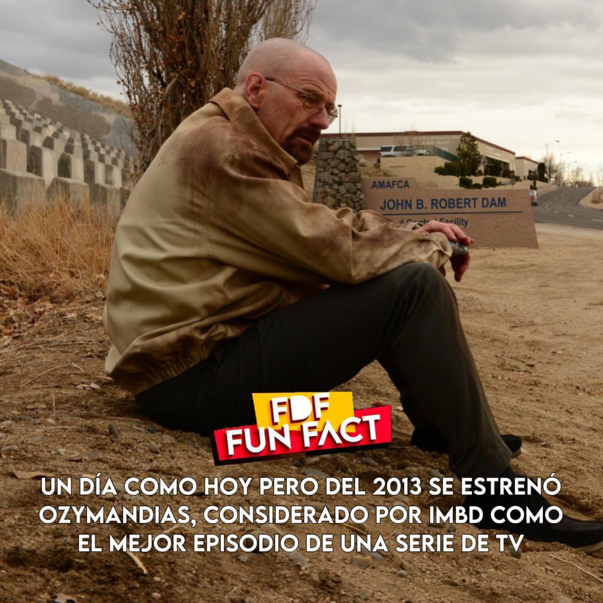 GabyMeza8's tweet photo. 10 AÑOS DE OZYMANDIAS 🎬 Un día como hoy, pero del 2013, se estrenó #Ozymandias, el episodio 14 de la 5º temporada de #BreakingBad. Con calificación PERFECTA en #IMDB y considerado por muchos como el MEJOR CAPÍTULO de una serie de televisión 📺 https://t.co/ygp1pifJk6
