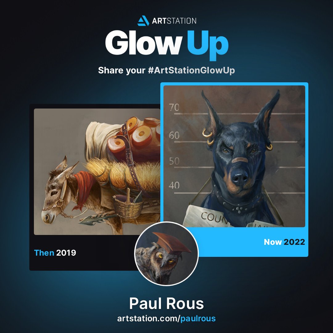 paulrousart's tweet photo. I still draw animals :)

#ArtStationGlowUp https://t.co/kXByvsGNVB