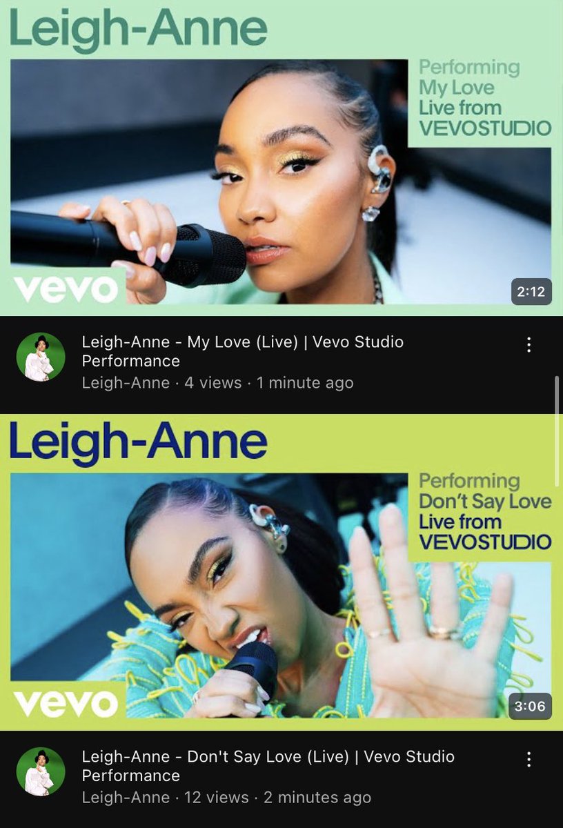 LAPManagement's tweet image. .@LeighAnneMusic has uploaded TWO performances of “Don’t Say Love” and “My Love” for VEVO