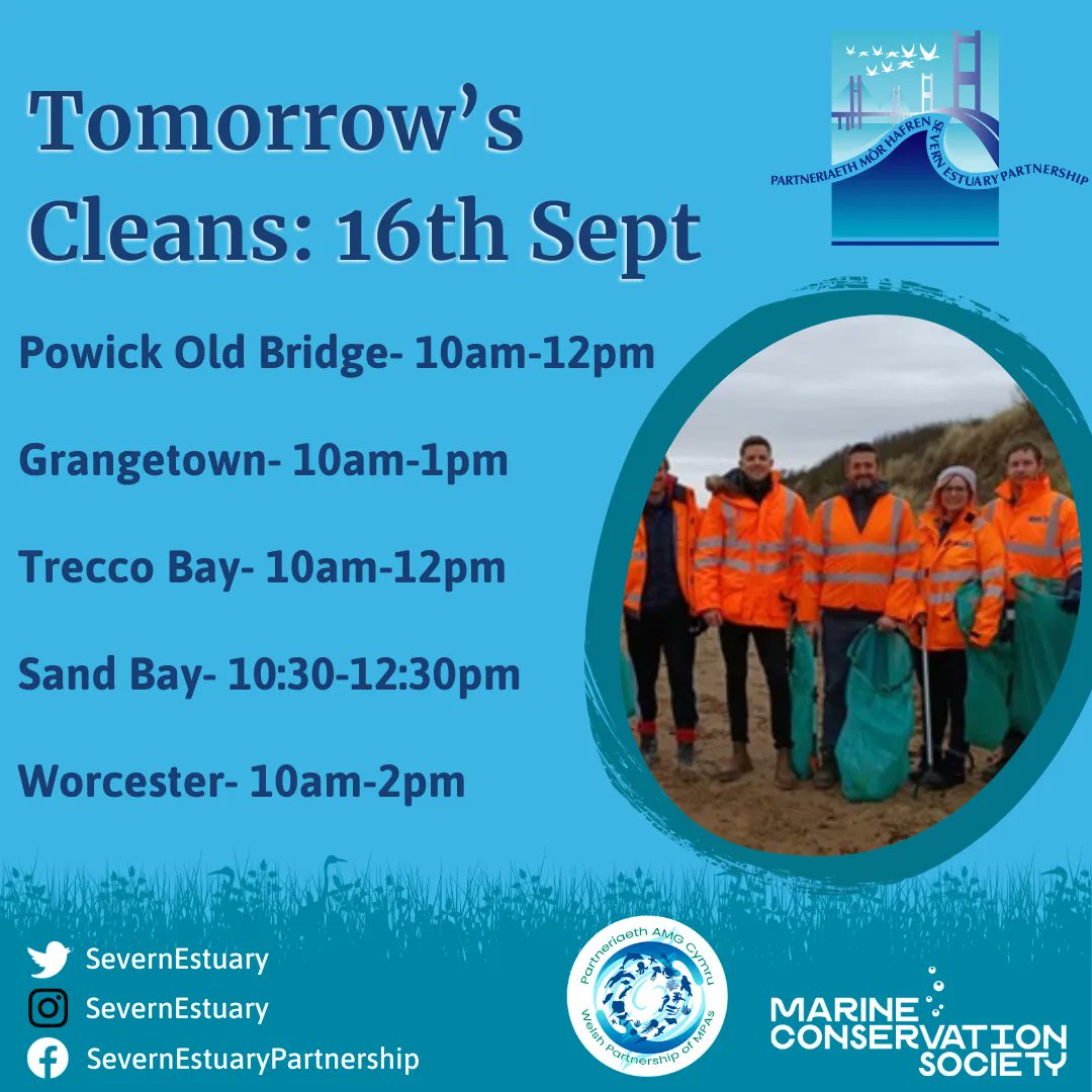 Join us this weekend and #SpruceUpTheSevern! 

#SevernEstuaryBigBeachClean #litterpick