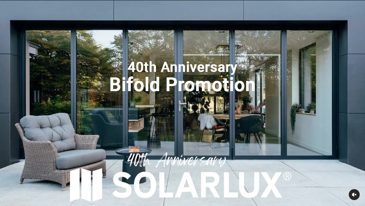 We are currently running a special promotion on #Solarlux #bifolddoors to celebrate their 40th Anniversary. Call us on 01952 814116 to find out how much you could save on these extraordinary bifold doors. @solarluxuk