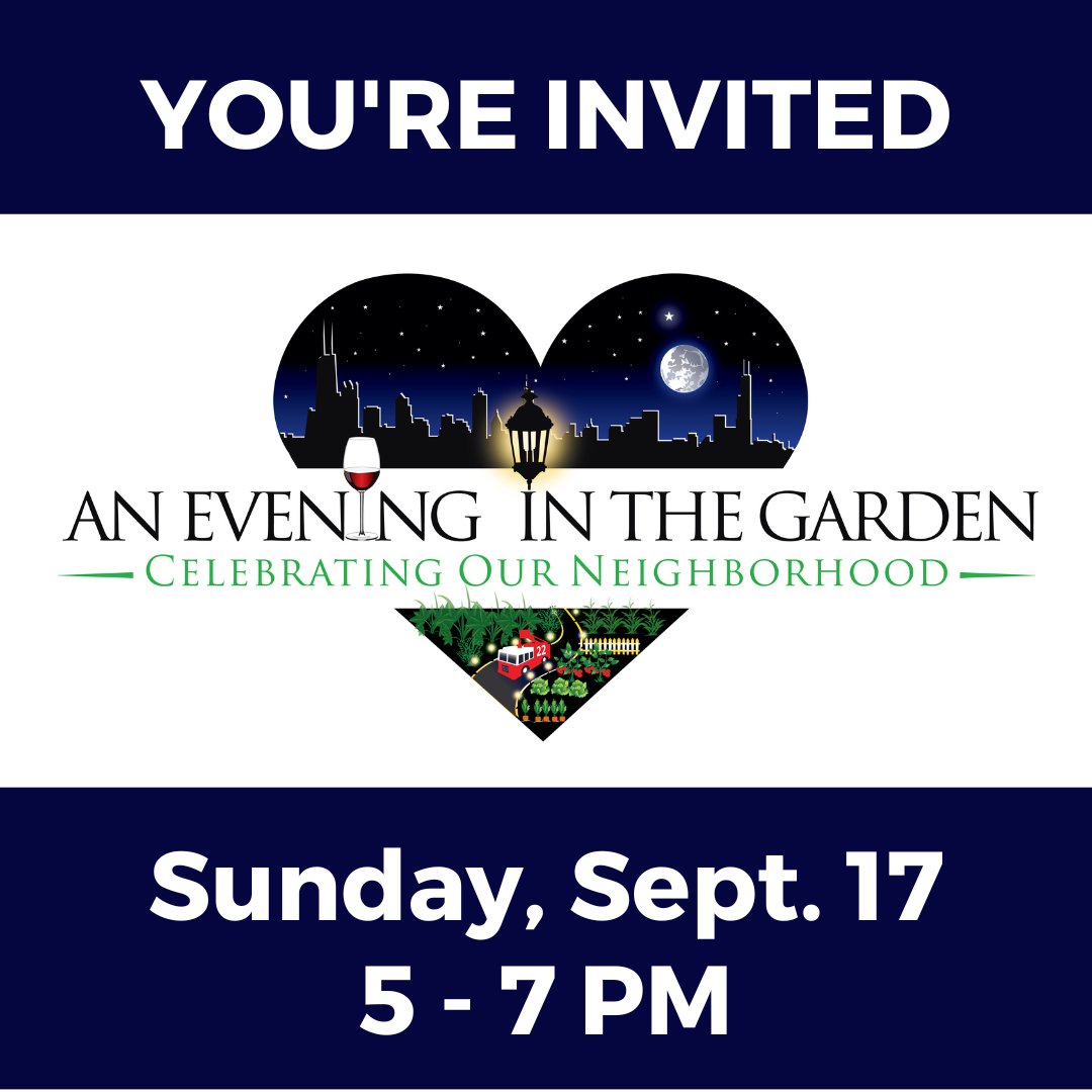heartlca's tweet photo. We are so excited that our Evening in the Garden is on Sunday!!! This year’s event will take place on Sunday, September 17 from 5 – 7 p.m. in Fire Station Park, which is located at Larrabee and Armitage behind the fire station. It is free and open to the public! https://t.co/RXkrFygmRN
