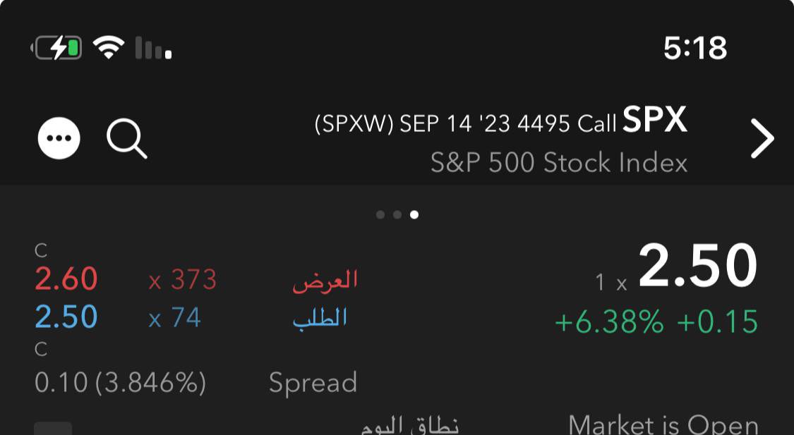 spx_Abdullah's tweet photo. اللهم لك الحمد
- ٣ ايام تداول كانت سيئه ٣٥٠ دولار خساير
الحمدلله اليوم وامس نتائج مرضيه جدا وعوضنا الخساير واخذنا ارباح كذلك 

شكراً لكل من دعم وشد من آزرنا في لحظات الفشل وهي وارده فالاسواق مو دايما ارباح

#اوبشن #السوق_الامريكي #spx #سباكس #spx500 #تداول #Options #يوم_Iلجمعه https://t.co/qNjMFwdkCp