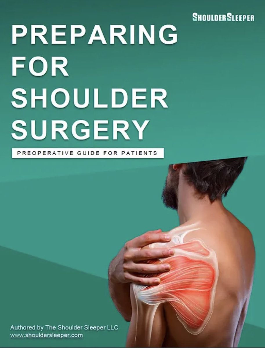 FREE  ebook on preparing for Shoulder Surgery. Check it out!