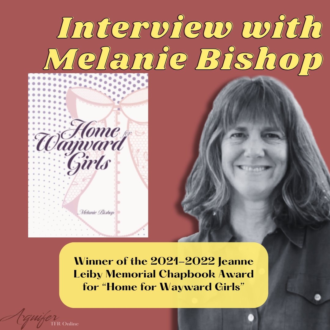 TheFLReview's tweet photo. Interview with @MelBishopWriter, author of "Home for Wayward Girls," is up now on Aquifer: TFR Online!  

Check it out through the link in our bio, and don't forget to purchase your copy of the chapbook!  

Interview by @NicoleNeece

#theflreview #aquiferonline #interview #litmag https://t.co/l61SWLHhcu