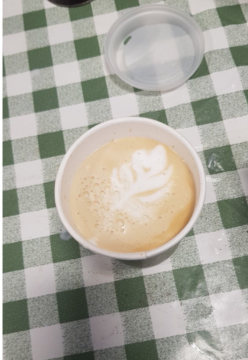 JOHSDYW's tweet photo. Kania Craven (in picture below) and Kimberly  McKeirnan have been trying to perfect latte art. As you can see, the girls are doing a great job. @StJOHS https://t.co/WAtP0p0R5j
