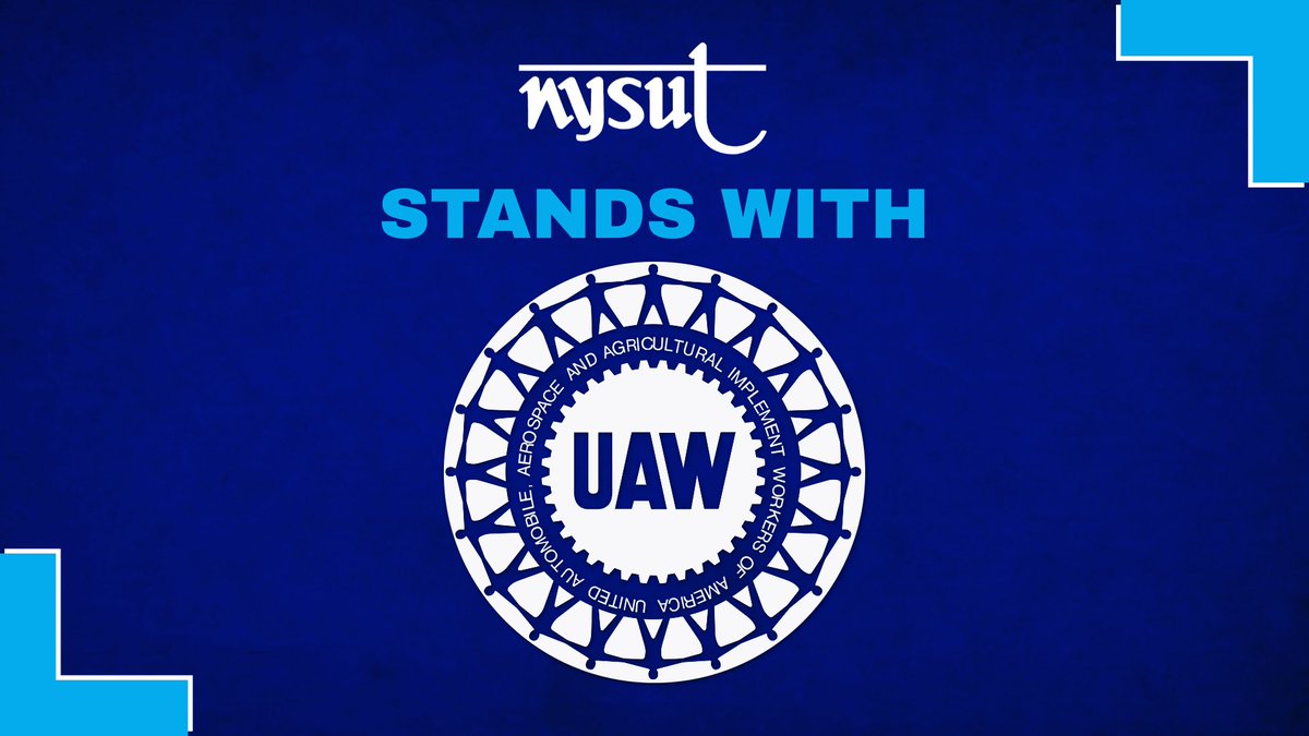 Ford, GM and Stellantis made a combined QUARTER-TRILLION DOLLARS in North American profits over the last decade. But <a href="/UAW/">UAW</a> members never got their fair share.

NYSUT stands in full #solidarity with autoworkers. Learn how you can join the fight: uaw.org/standwithus #StandUpUAW