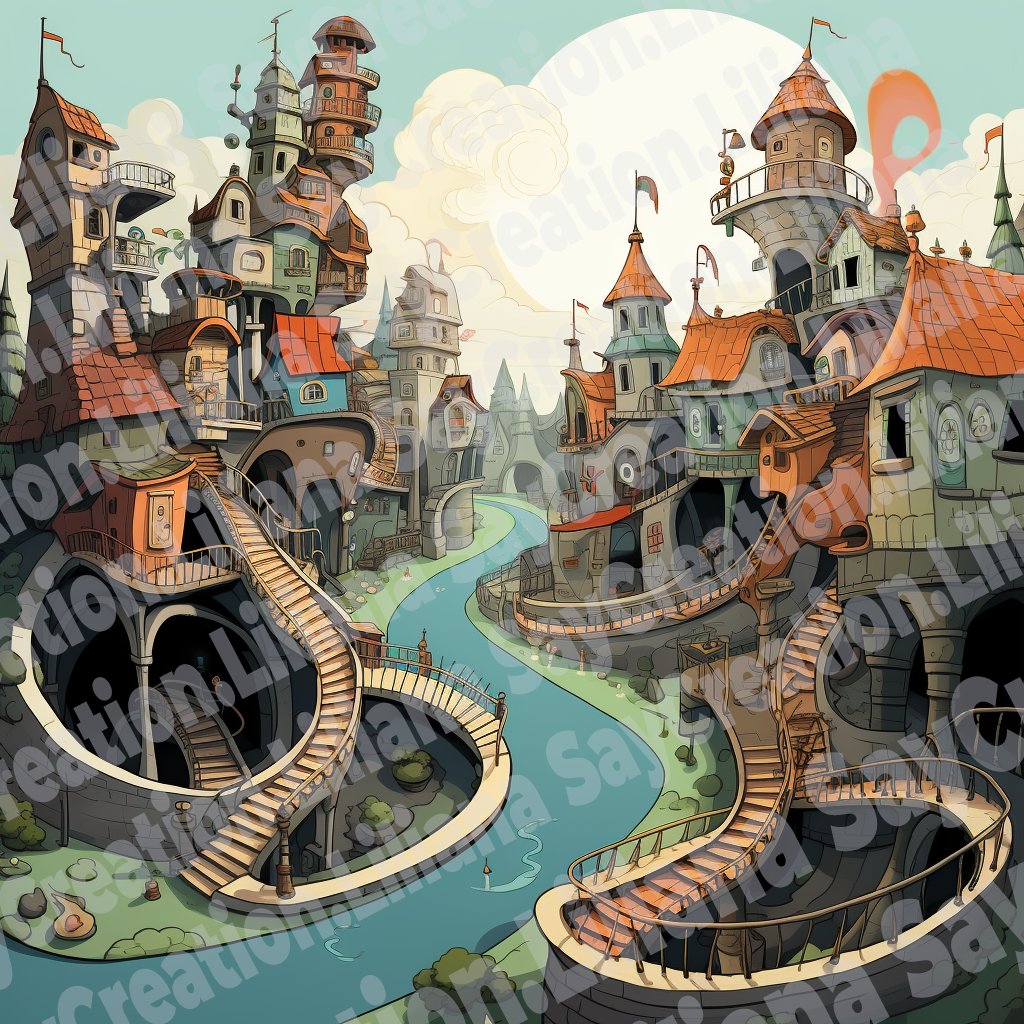 LiliSayCreation's tweet photo. Heya Fellas, I have just created Spiral Town and I wanted to show it to yall.  How does it look? 🌸
Software Used: Adobe Illustrator. 
#illustrationart #Illustrator #digitalarts #artist #GraphicDesigner https://t.co/X25ydykkc8