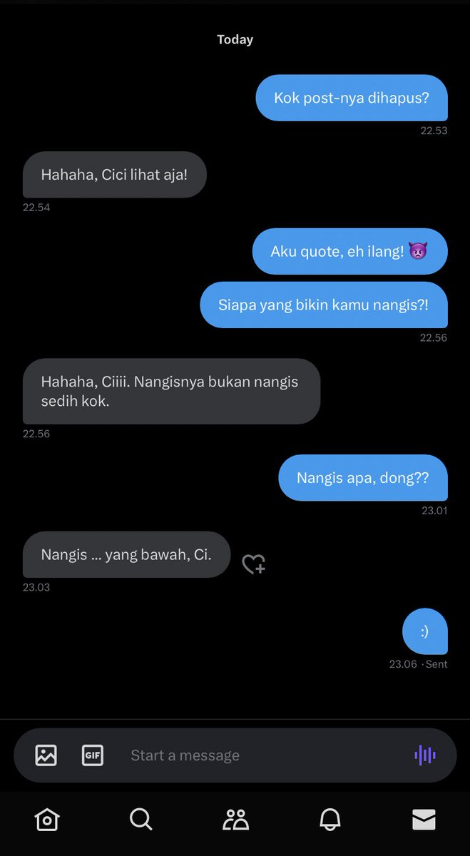 ️️

Narasumber dirahasiakan. Malam-malam bikin … 😌😌😌.

 ️️