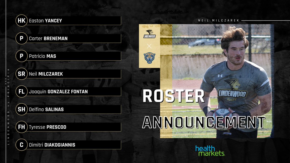 Roster Announcement for our opening match of the year against <a href="/PrinAthletics/">Principia College Athletics</a> ! Join us Saturday 330pm at the Track Complex or stream at the link in our bio!