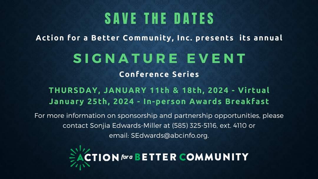 We've started the planning for our 2024 conference... the annual kick-off to ABC's ongoing social justice work. Mark your calendars and stay tuned for more info.