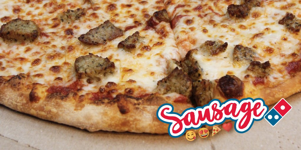 DominosPizzaPR's tweet photo. Simple o extra “sausage”, como sea, la AMASSSSS. https://t.co/Un1pye6D2U