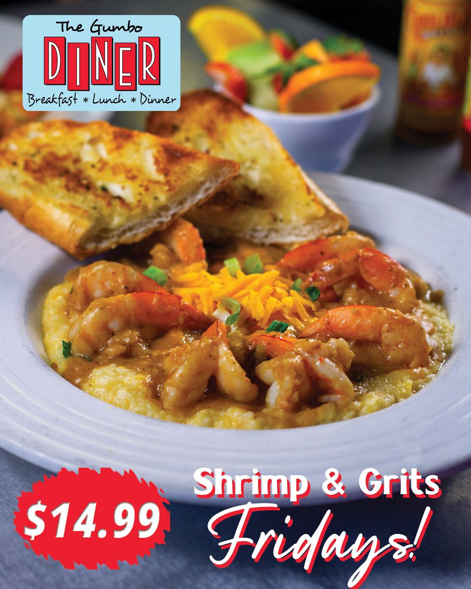 If you love our famous Shrimp and Grits, we have good news! Join us all day on Friday and enjoy them for just $14.99! 🍤😋💕
3602 Seawall Blvd