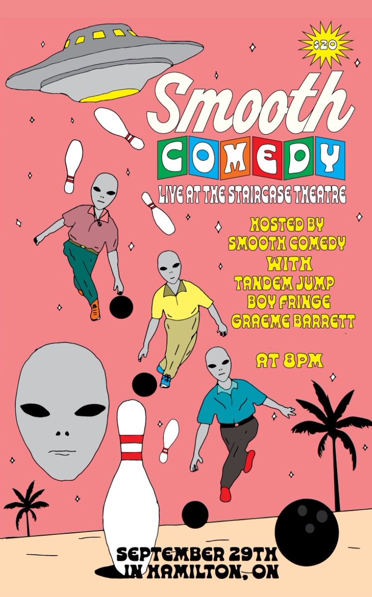 damn, dude this will be real good. September 29th at the world famous Staircase Theatre 🤟#HamOnt