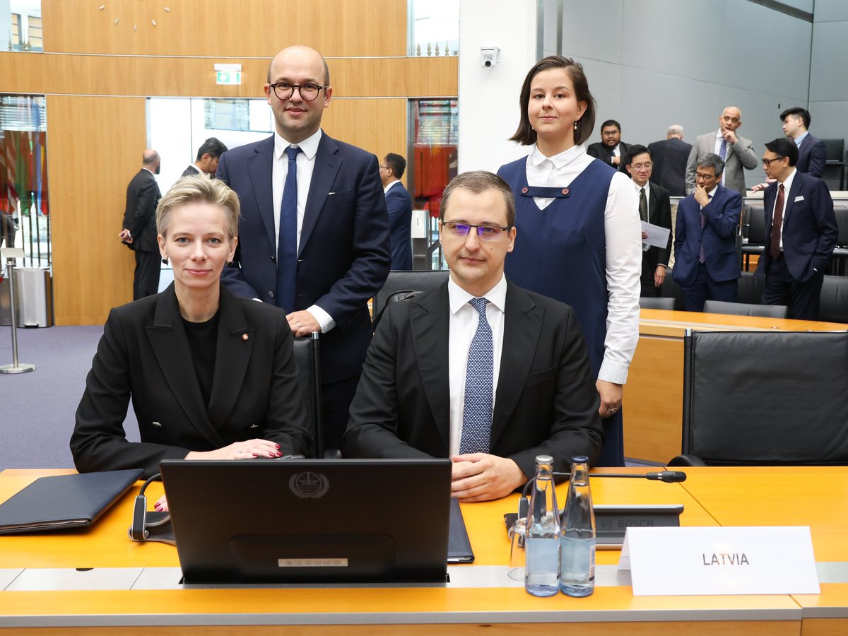 KristineLicis's tweet photo. First ever appearance by #Latvia 🇱🇻 before @ITLOS_TIDM in #ITLOScase31 regarding request for Advisory Opinion submitted by @cosis_ccil on climate change and international law ⚖️ Shoutout to the best legal team 🌟@MPaparinskis @VLanovoy @sabinejansone @cmiles3vb @jcrampin11 https://t.co/56pX3lhBow
