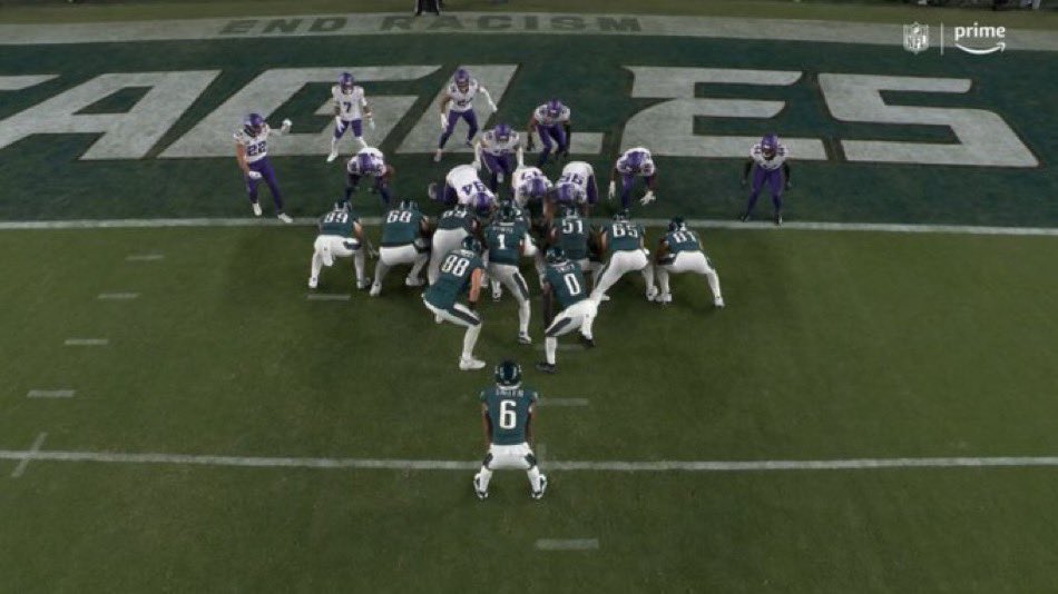 TRUE OR FALSE: The #Eagles “tush push” shouldn’t be a legal play.
