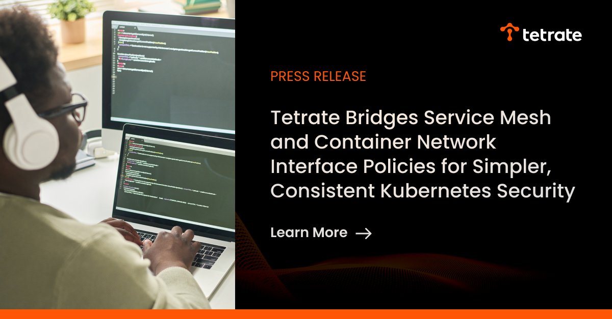 Tetrateio's tweet photo. 📣Today we announced that Tetrate Service Bridge users can now automatically generate unified L7 and L4 security policy enforcement that works proactively with encryption and #zerotrust capabilities. Learn more: https://t.co/OFRwzZv2m5 #servicemesh #microservices #NIST https://t.co/YUWdCS7A1R