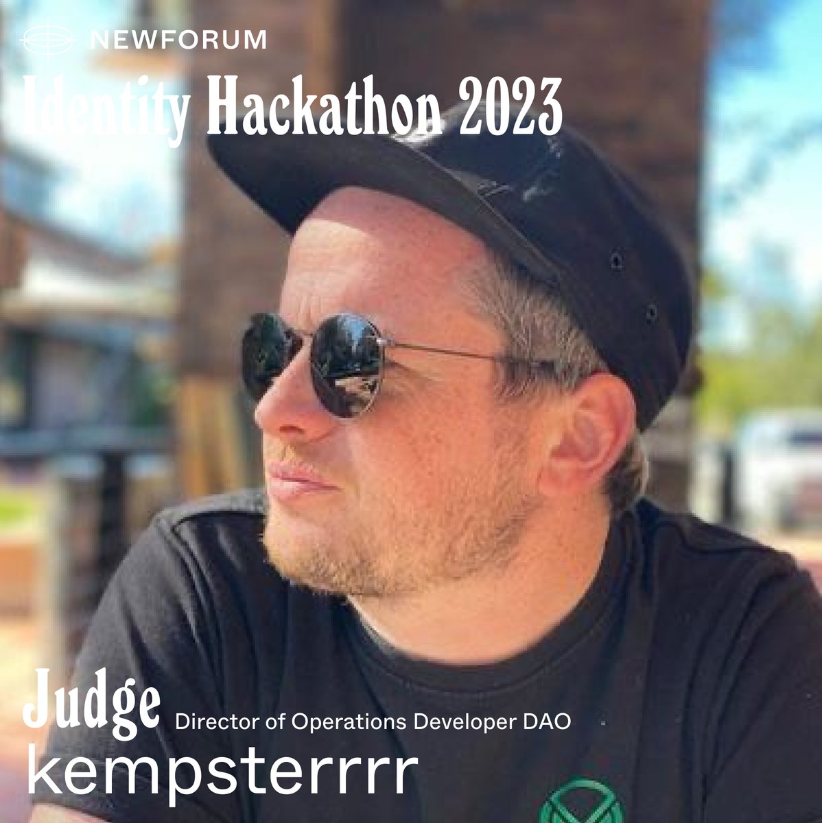 newfound8ion's tweet photo. Exciting news! 🚀 Join our #IdentityHackathon and welcome @kempsterrrr, Growth Ops Lead & Foundation Director at @developer_dao, as a judge in our collaboration with developer DAO! ⚡️

Don't wait – assemble "your" builder team and dive into our online hacking action from Sept 14-29. Join us and let's create some magic!  👉Register and jump in! https://t.co/eXnp91nkDp
