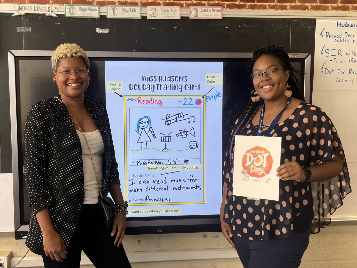 CHES_TAG's tweet photo. Celebrating #DOTDAY  🔴🟡🟢🟣🔵 @capitolheightse !!!
These wonderful teachers went all out for their students!!! Fun activities and making their mark!! It’s going to take our students far!!!
#chesdotday #makingourmark @peterhreynolds #dotday23 https://t.co/3cNQB9eGDL