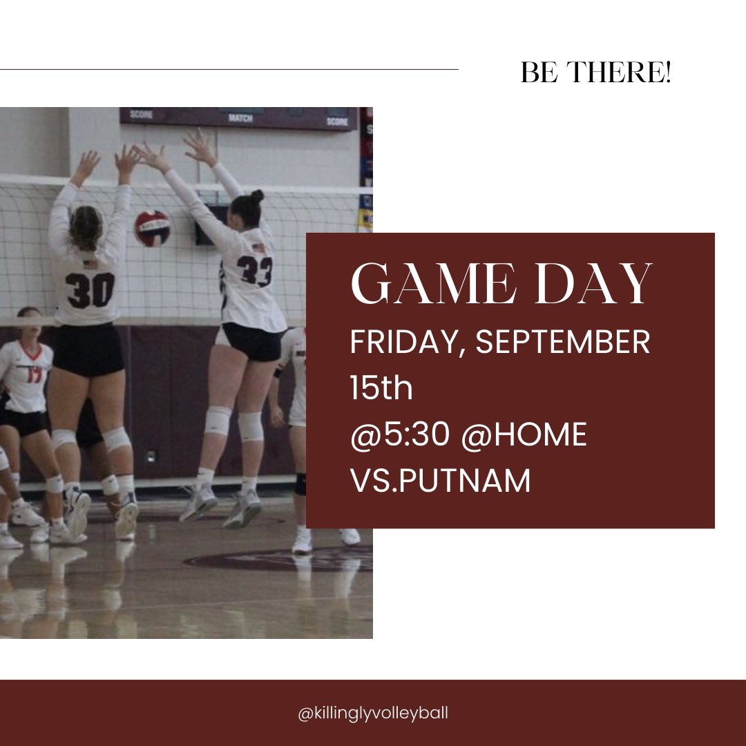 ClassactKhs's tweet photo. GIRLS VOLLEYBALL @HOME @5:30 
BE THERE!!!!!!!! https://t.co/bbchDgwv2K