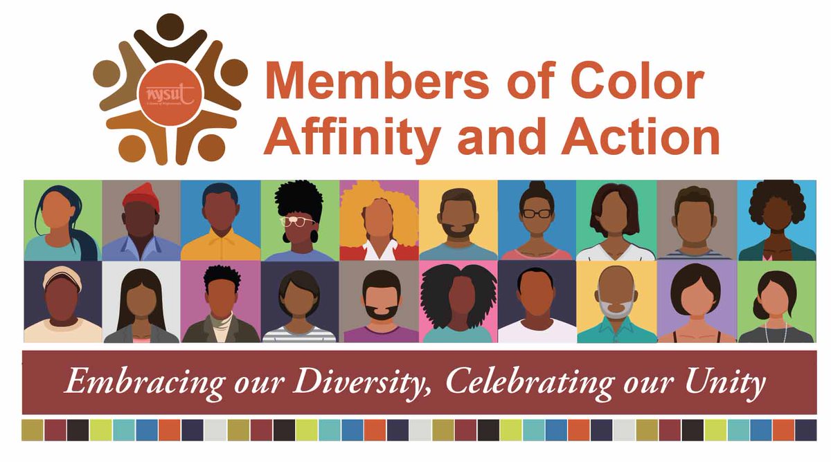 NYSUTStreasurer's tweet photo. Join us Tuesday, Sept. 19 at 5 p.m. for the NYSUT Members of Color Affinity and Action Project’s inaugural meeting via Zoom! The event is part of NYSUT’s ongoing effort to encourage members of color to make their voices heard within our union. https://t.co/bq8xawPsu0 https://t.co/cxz3DNqK86