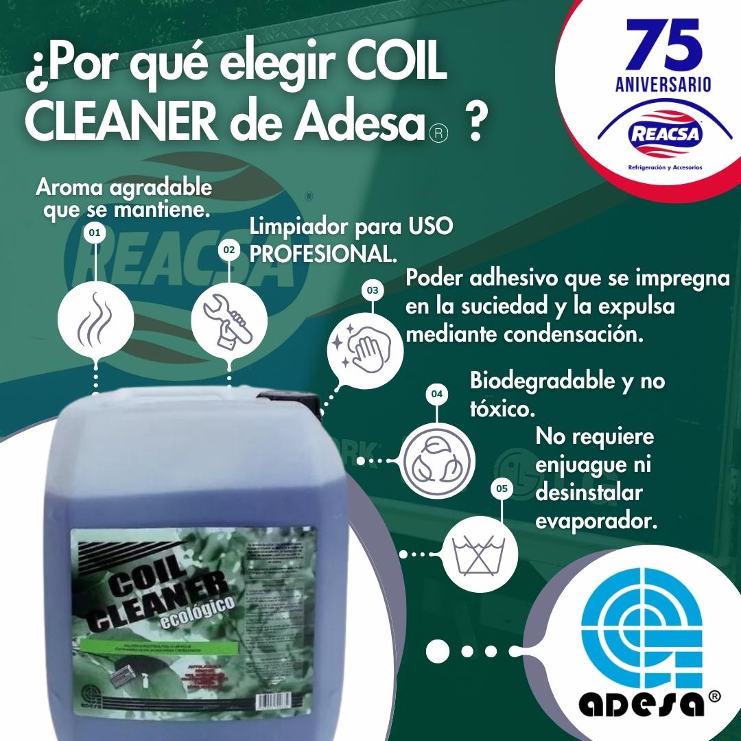 FOAM CLEANER ADESA LIMPIADOR DE SERPENTINES ACIDO 20 LITROS – REACSA