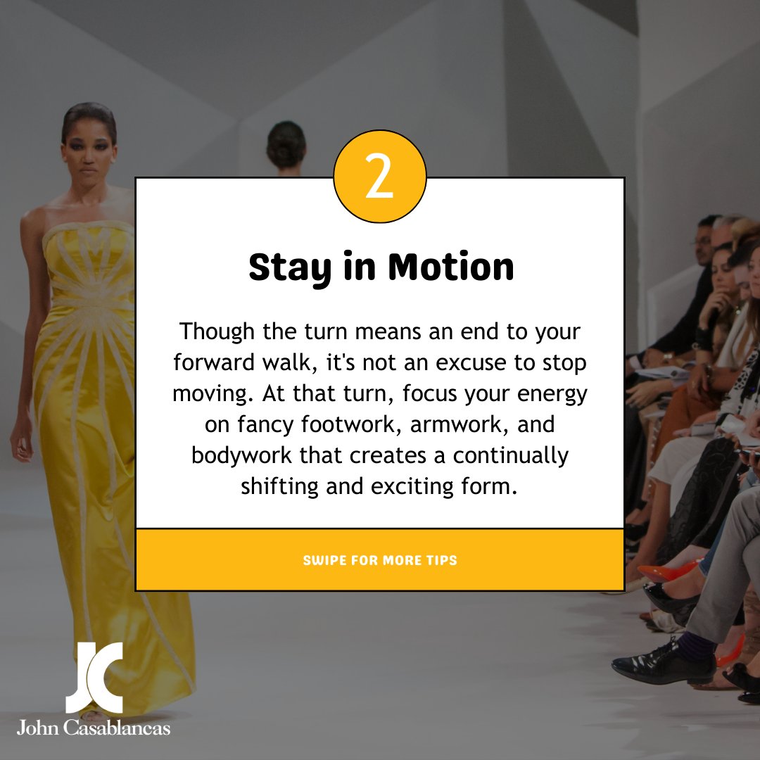 johncasablancas's tweet image. Nothing is more powerful in a model's arsenal than their turns. Here's how to master those seconds to wrap the audience around your finger. 😉 ✨ 
#RunwayTurns101 #WorkTheRunway #ModelingTips