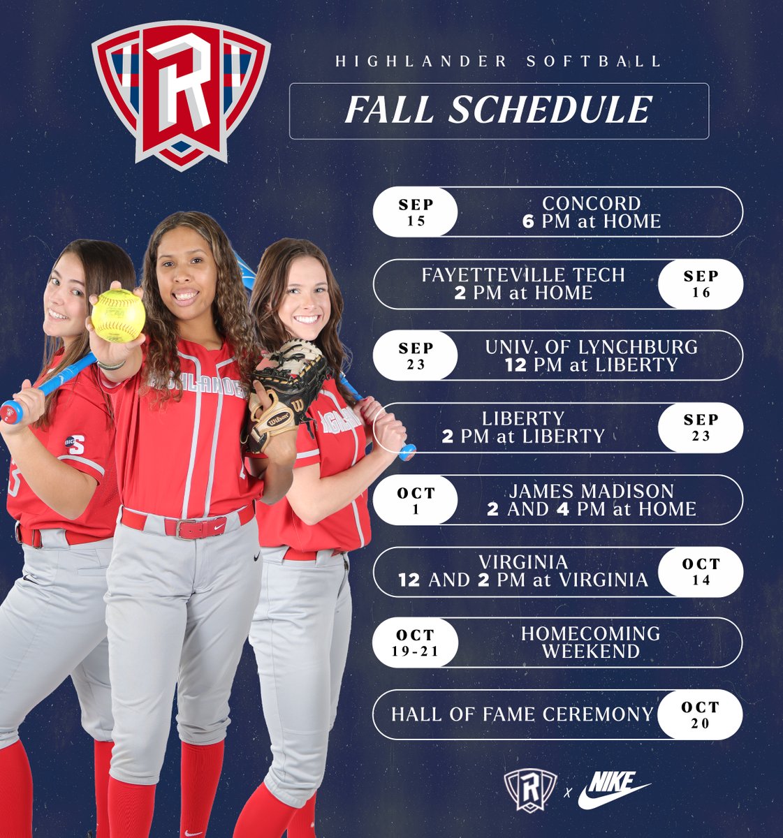 After a change due to weather, our fall schedule officially gets started TONIGHT! Come out and get your first look at the 2024 Highlanders ⬇️

#RiseAndDefend