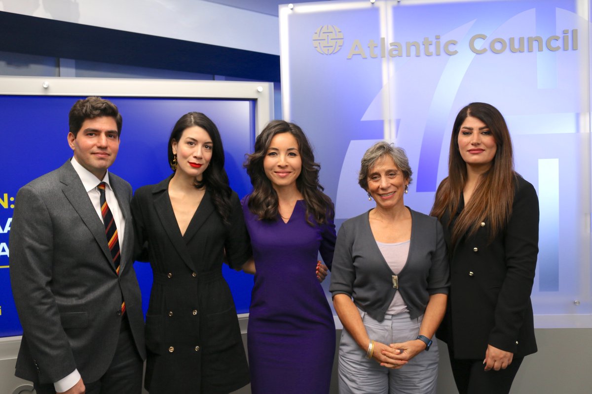ACMideast's tweet photo. Today, #ACIran hosted an event taking stock of the #WomanLifeFreedom movement one year after the death of #MahsaAmini featuring @UnderSecStateJ, @hdagres, @lisandranovo, @KhosroKalbasi, @ShukriyaBradost, @RoyaBoroumand, and more.

Check out highlights from the event below ⬇️ https://t.co/BwFVp4mDFZ