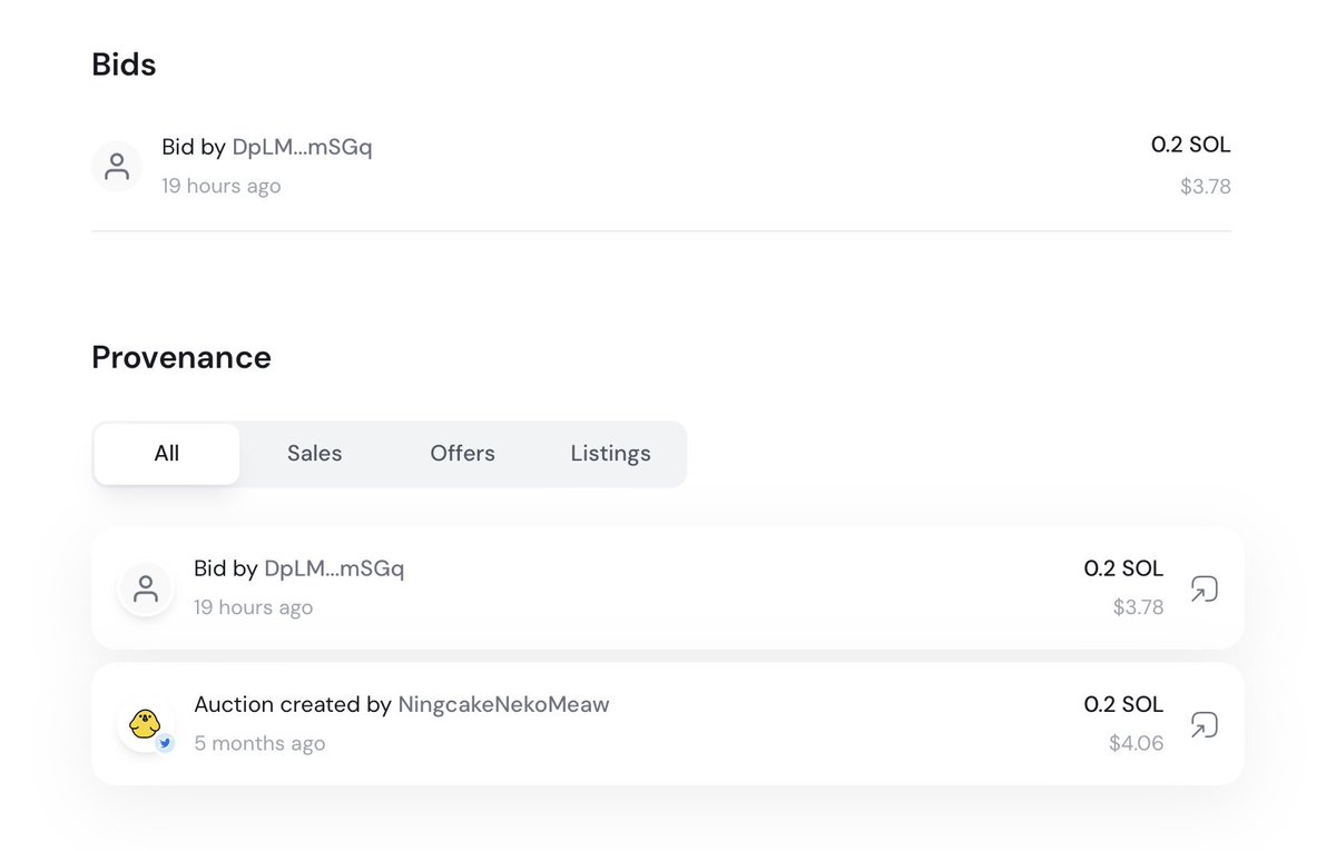 Update!! mini mini 122🐰💖
Thank you so much for supporting me!! @.DpLM…mSGq

Current bid : 0.2 sol
Auction ends in 5h

📍 exchange.art/single/88yUpwC…

#solana #SolanaNFTs #nft #illustration #nftart #NFTs #NFTCommunity #nftcollector #exchgART #exchg #solanaart #NFTdrops