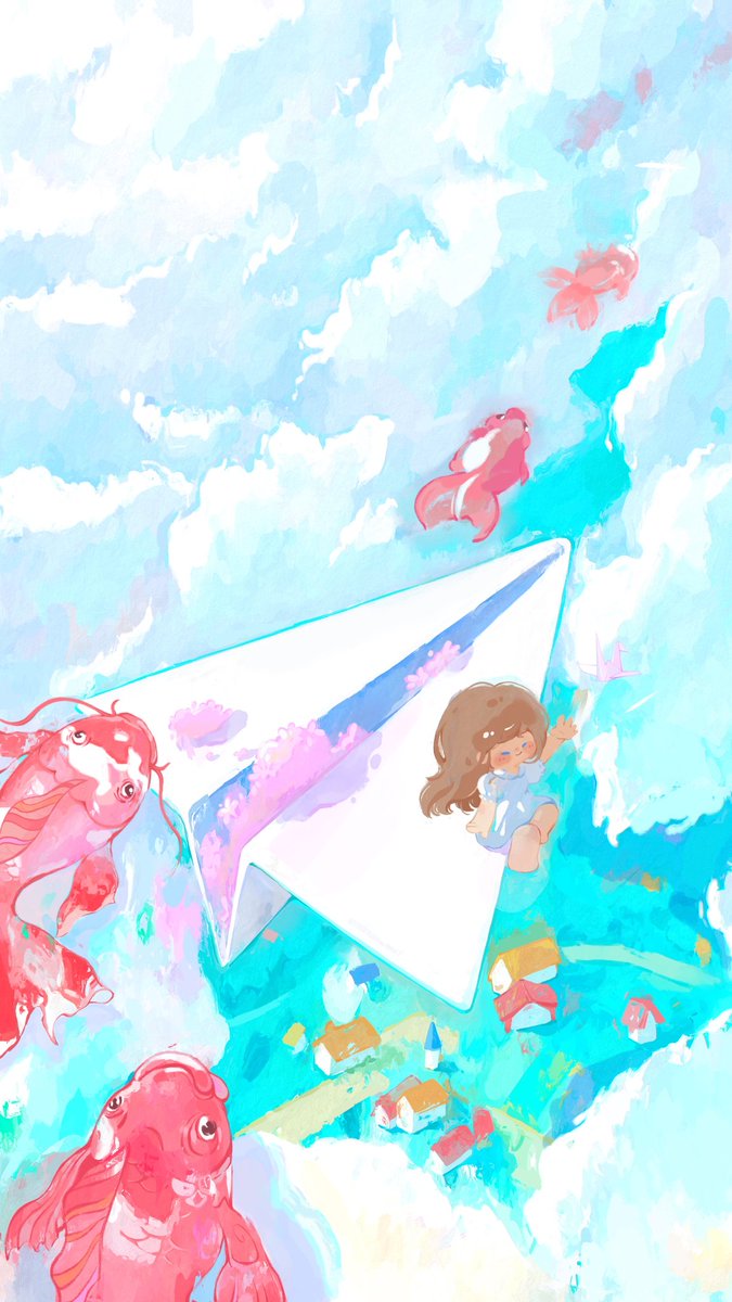 Canoe_26's tweet photo. Drew the phone lock screen wallpaper.（Can be used for non-commercial purposes.）
#Wallpapers #illustrationart #Original https://t.co/iZ6rxBI980