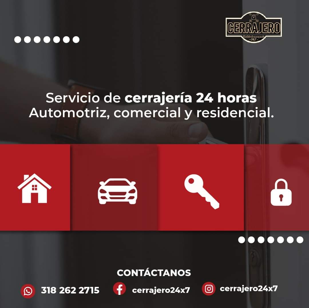 gringonzalez's tweet photo. 🧰🚶Somos la cerrajeria que necesitas. Ofrecemos nuestros servicios las 24h LLAMÁNOS al 3️⃣1️⃣8️⃣ 2️⃣6️⃣2️⃣ 2️⃣7️⃣1️⃣5️⃣ #automotriz #comercial ##cerrajerías #24horas  #carros  #motos #casa https://t.co/GF5BsSj9Qg
