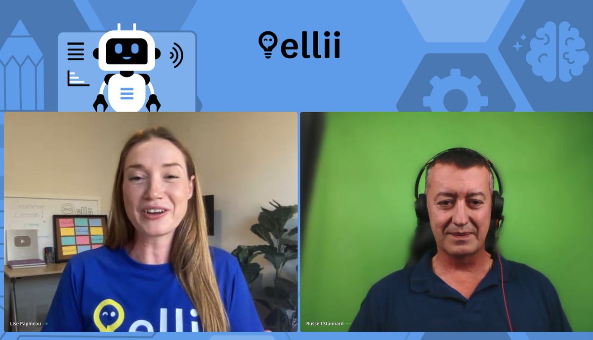 JenArtan's tweet image. 🗣️ AI&apos;s taking over! What does it mean for language teachers? Join me for a chat with Russell Stannard as we explore practical experiments and ideas. 🤖💬 #AIinLanguageTeaching #ElliiCon2023 @ElliiLearning