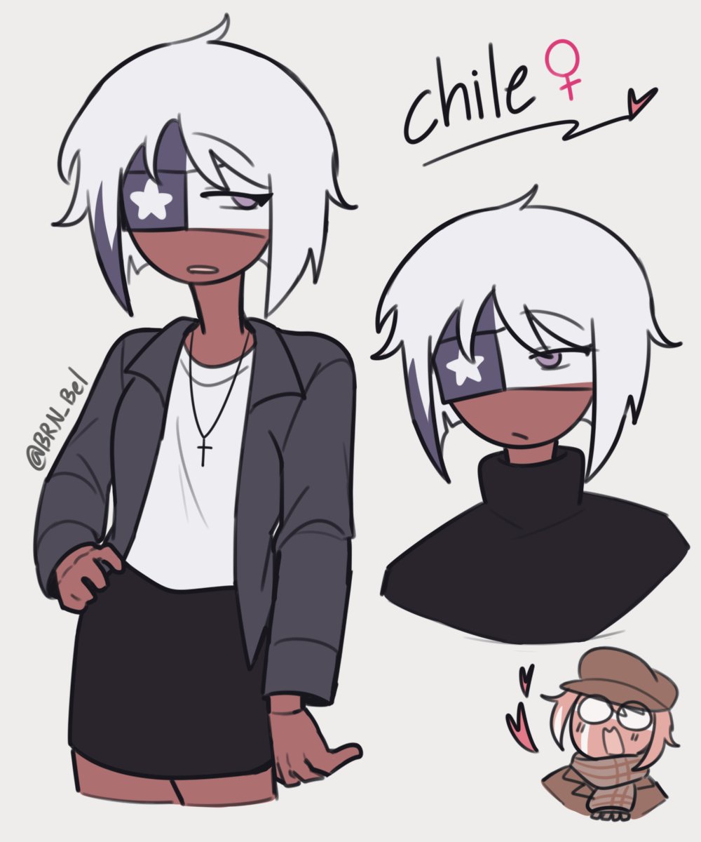 bella_naazz's tweet photo. Chile girl🇨🇱 | Design by @chalalalalottu 😳💞✨

#CountryHumans
#countryhumanschile https://t.co/OabjngP9kA