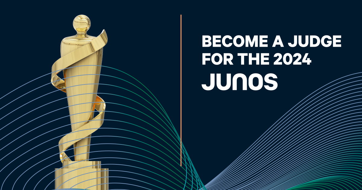 TheJUNOAwards's tweet photo. Do you work in the Canadian music industry?

The JUNO Awards are looking for judges for craft and technical award categories.

For more information: https://t.co/HO2fINpdPo https://t.co/YRRvufy4Pd