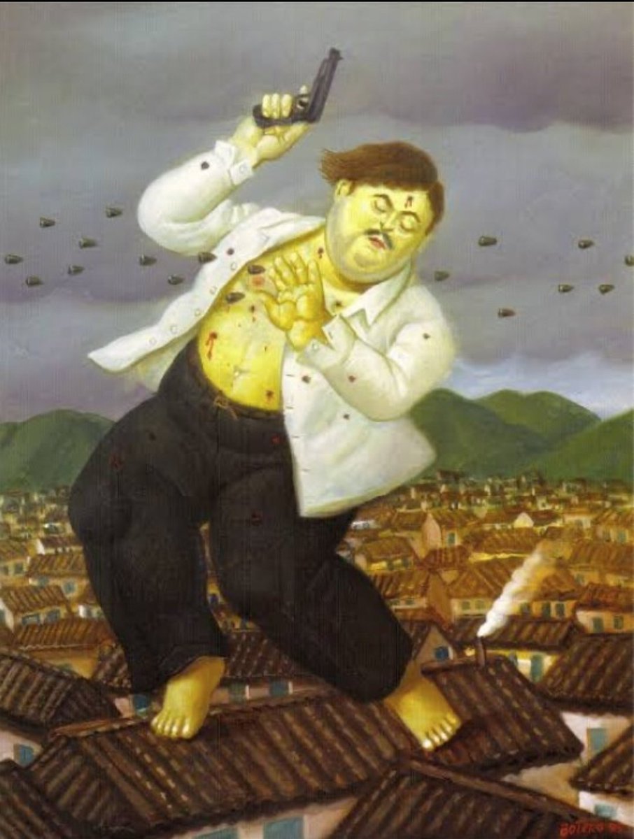 Fernando Botero, dibujante, pintor y escultor colombiano.

Muere hoy a sus 91 años. 

Su matriz estética de volúmenes le dió  gran reconocimiento en el mundo.

Logró plasmar con originalidad la contrastante tragedia de Colombia con algunos matices de esperanza.