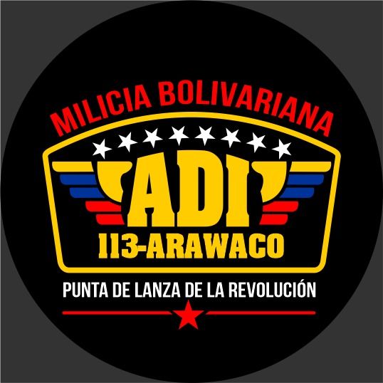 Adi113A's tweet photo. LOS MILICIANOS Y MILICIANAS DEL CMADI113ARAWACO SON LEALES AL CJ @NicolasMaduro Y AL LEGADO DEL CMDTE CHÁVEZ.
#MiliciaBolivariana 
#FANB
#IntegrarEsVencer 
@opermarcano2
@Milicia_B1 
@PrensaFANB https://t.co/cqnR8JHXIq